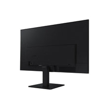 Black IPS monitor rear panel with stand, port area visible
