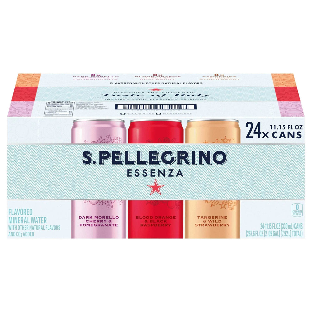 San Pellegrino Essenza, Variety Pack, 11.15 fl oz, 24-count - USA MEGA SHOP