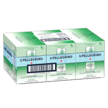 S.PELLEGRINO sparkling mineral water 8-can carton, unflavored (11.15 fl oz)