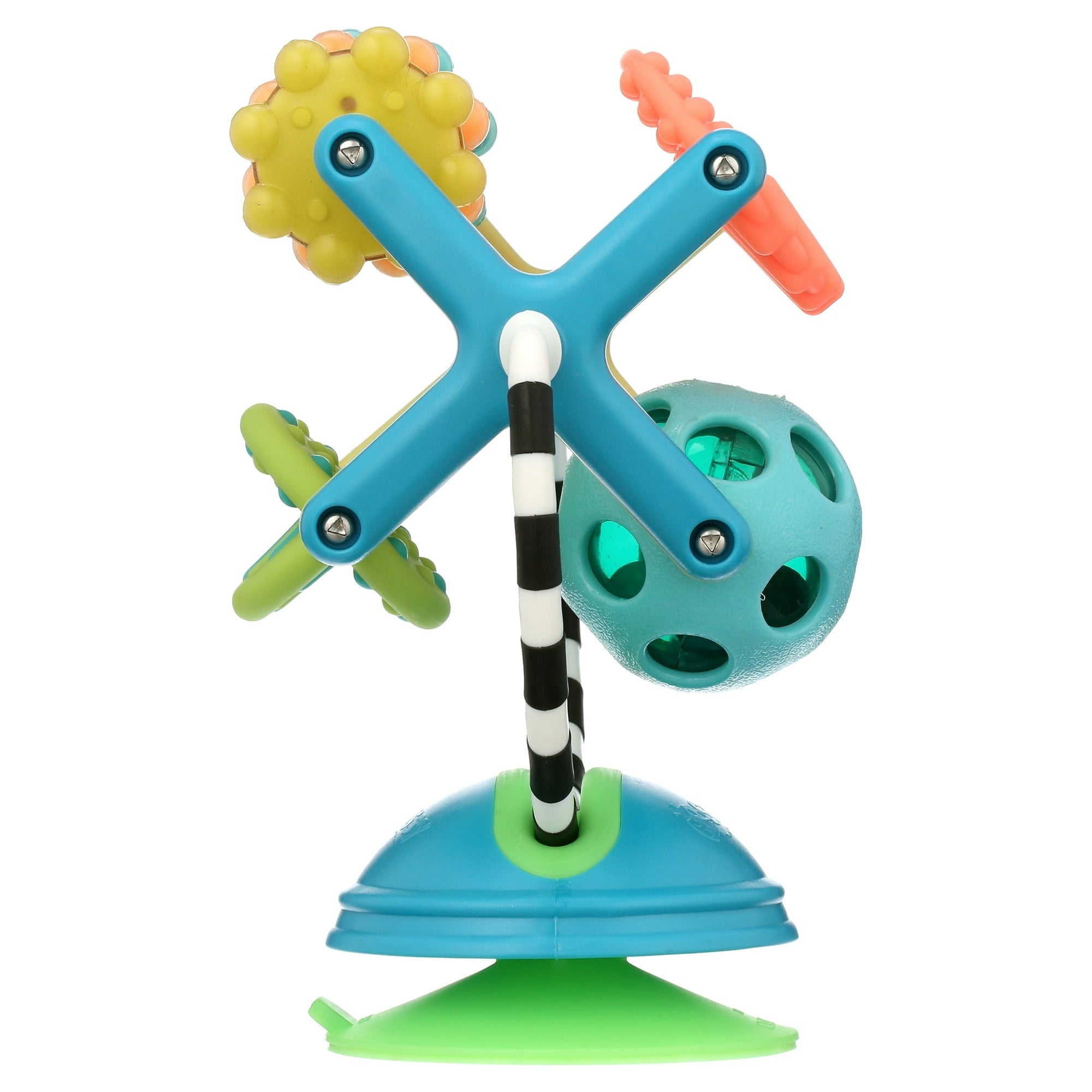 Sassy Developmental Toys, Teeth & Twirl, Sensation Station, Multi-Color, 6 Months+