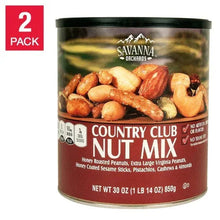 Savanna Orchards Country Club Nut Mix can with nut assortment