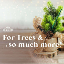 Scented stick ornament stake in a burlap pot with pine sprigs