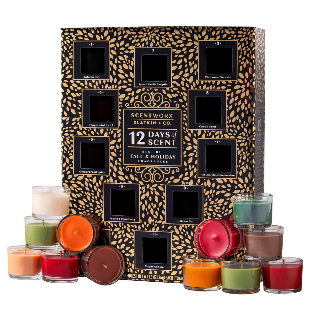 Scentworx Holiday 12 Days of Scent Advent Candle Calendar - USA MEGA SHOP