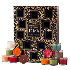 Scentworx Holiday 12 Days of Scent Advent Candle Calendar - USA MEGA SHOP