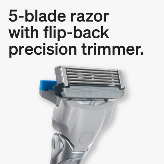 Schick Hydro Dry Skin Mens Razor Handle Plus 17 5-Blade Razor Cartridge Refills