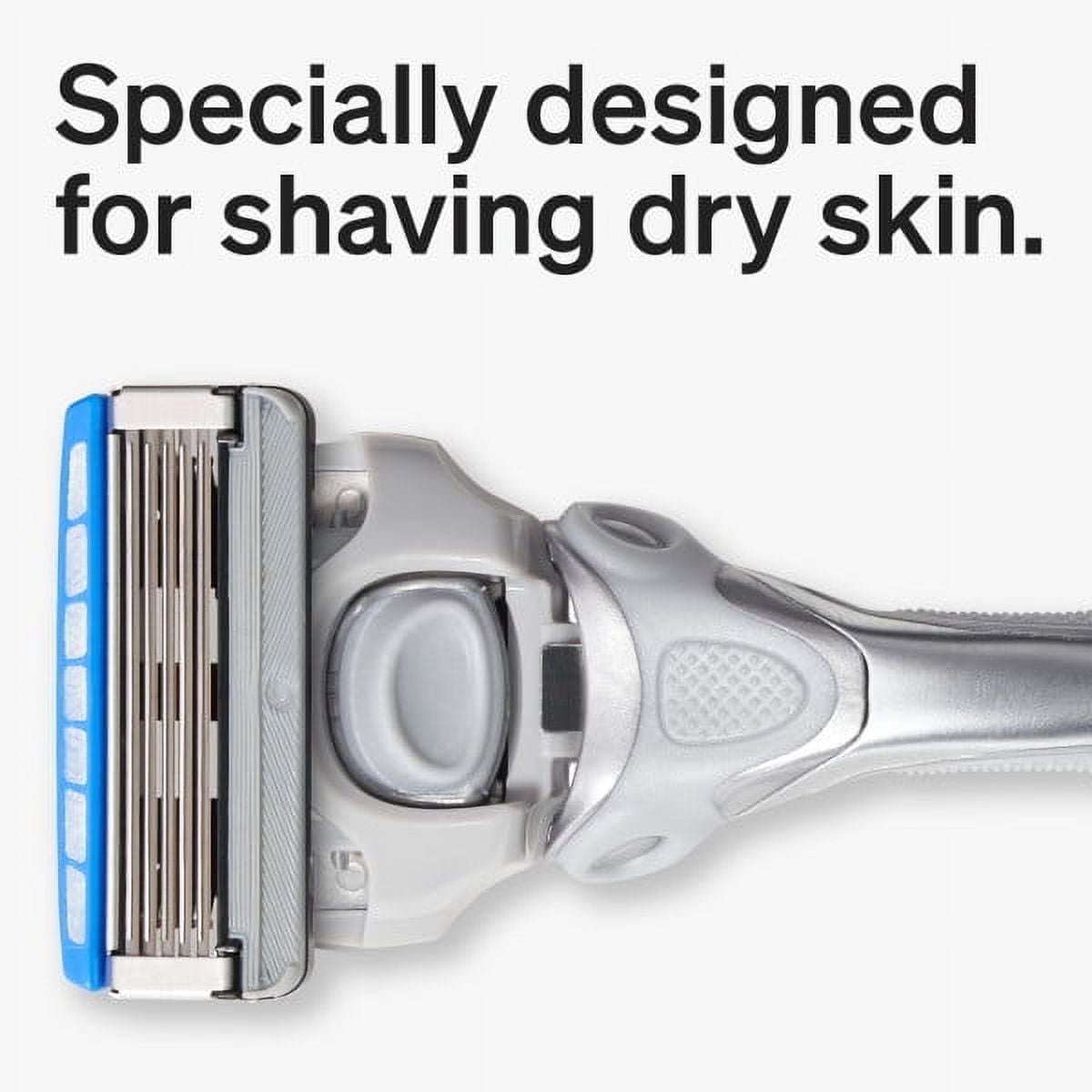 Schick Hydro Dry Skin Mens Razor Handle Plus 17 5-Blade Razor Cartridge Refills