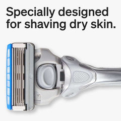 Schick Hydro Dry Skin Mens Razor Handle Plus 17 5-Blade Razor Cartridge Refills