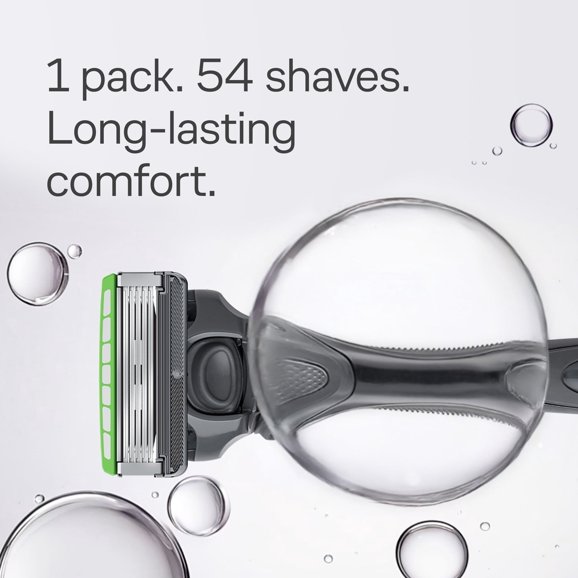 Schick Hydro Sensitive 5 Blade Razor for Men, 1 Razor Handle with 3 Refills