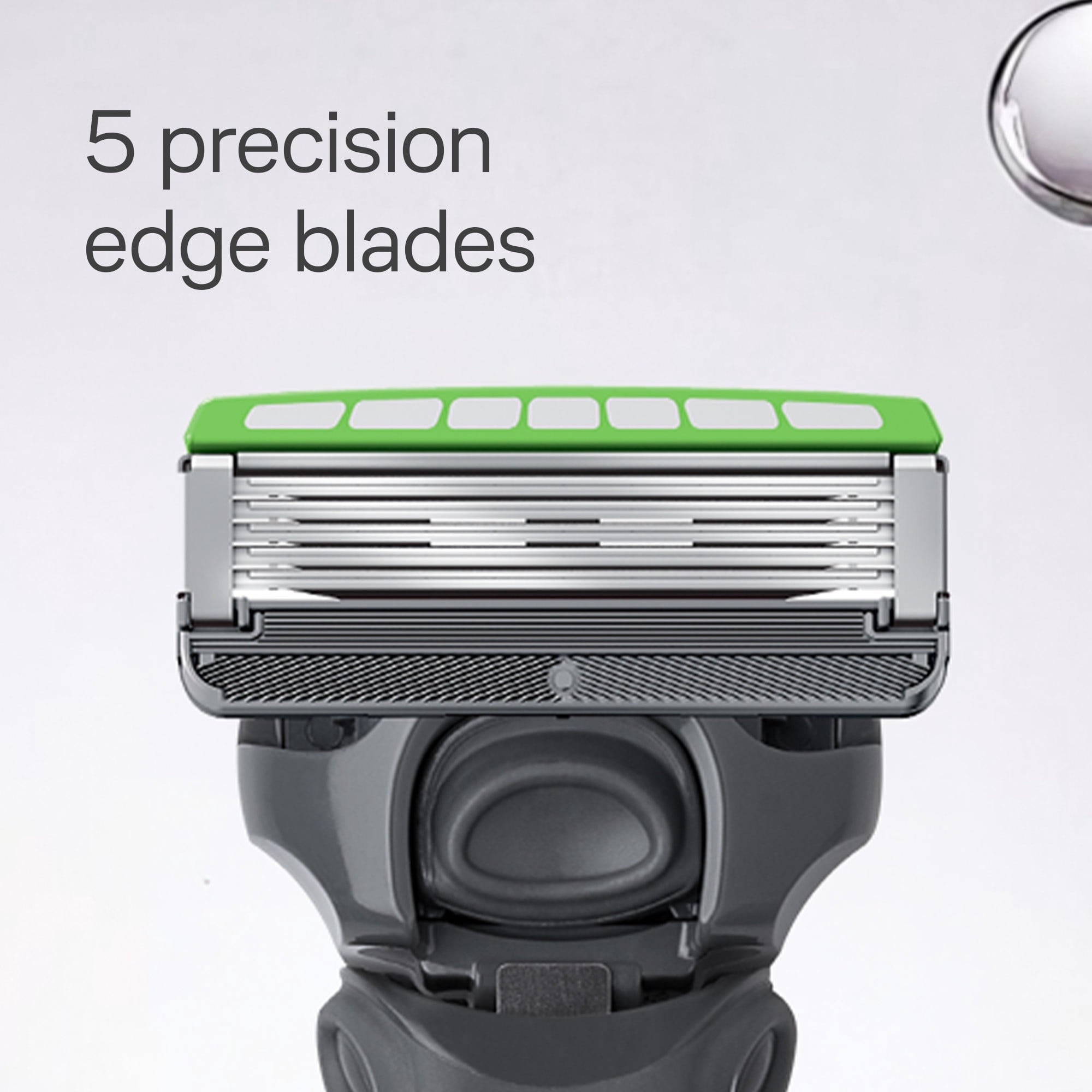 Schick Hydro Sensitive 5 Blade Razor for Men, 1 Razor Handle with 3 Refills
