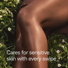 Shaved woman’s leg with smooth skin