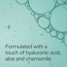 Turquoise serum droplet graphic around a razor head illustration