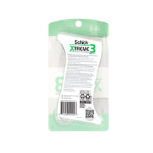 Schick Xtreme 3 Sensitive disposable razor blades in blister pack