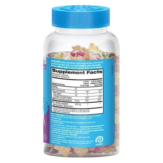 Schiff Digestive Advantage Probiotic, 120 Gummies