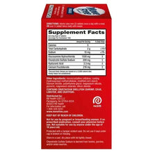 Move Free Advanced supplement box back with directions and Supplement Facts section