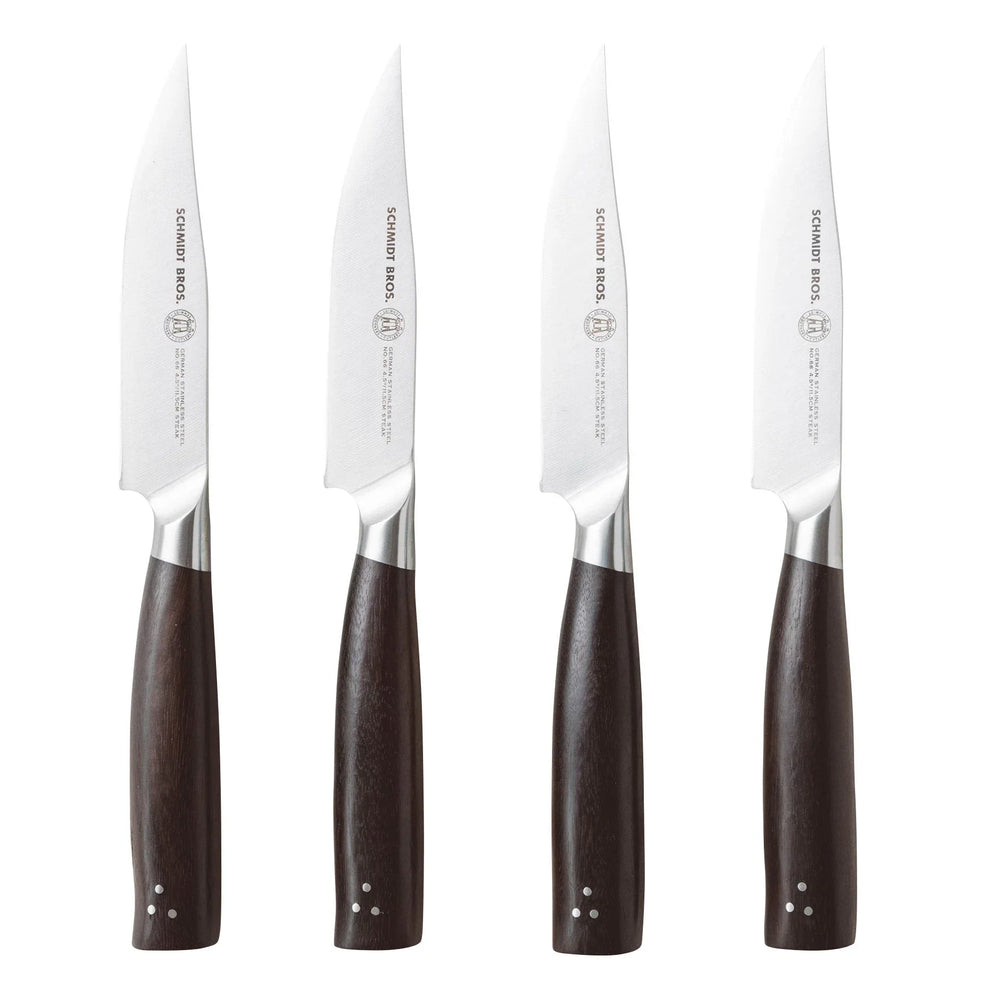 Schmidt Brothers Cutlery Delta Series Acacia Wood 4-pack Steak Knife Set - USA MEGA SHOP