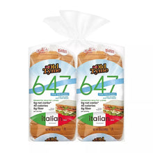 Italian keto bread, 2-pack bags with Old Tyme 647 label