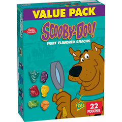 Scooby-Doo Fruit Flavored Snacks, Gluten Free, Kids Snacks, Value Pack, 22 Count, 17.6 oz