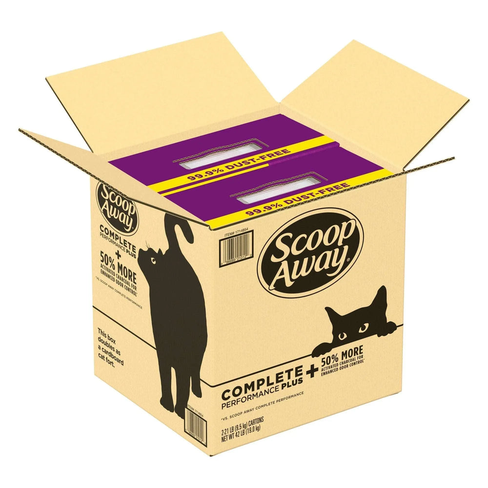 Scoop Away Complete Performance Plus, Scented Cat Litter, 42 Pounds - USA MEGA SHOP