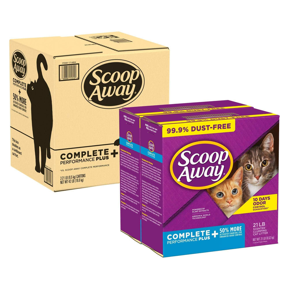 Scoop Away Complete Performance Plus, Scented Cat Litter, 42 Pounds - USA MEGA SHOP