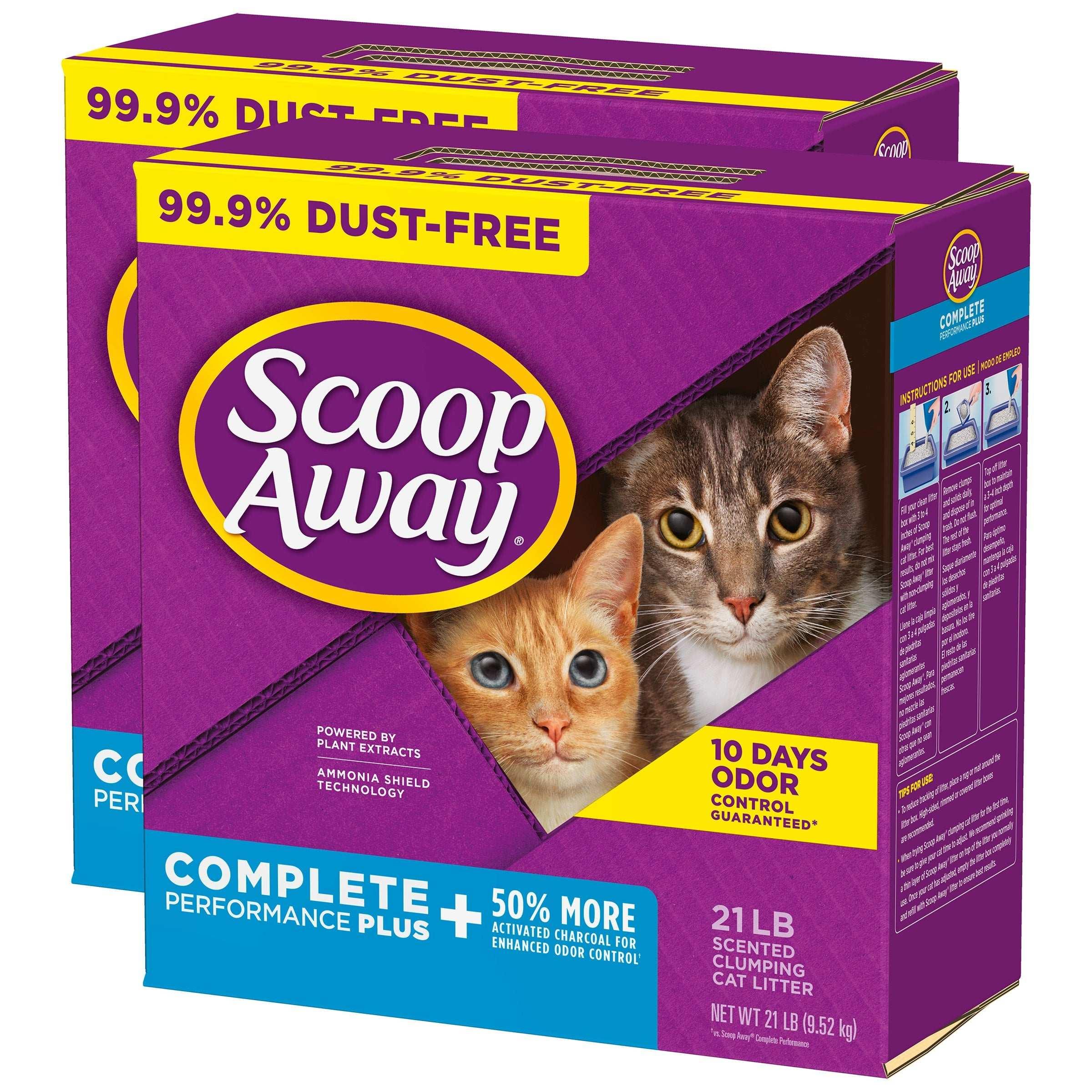 Scoop Away Complete Performance Plus, Scented Cat Litter, 42 Pounds - USA MEGA SHOP