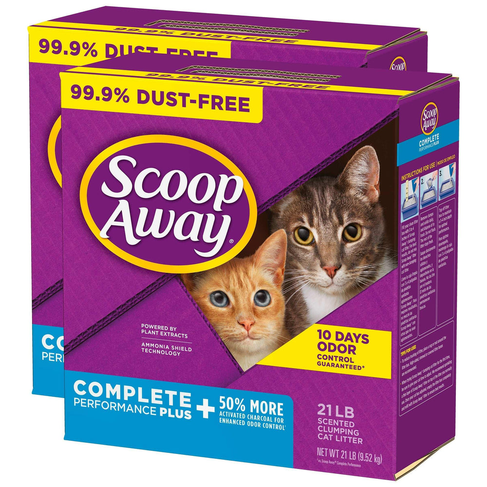 Scoop Away Complete Performance Plus, Scented Cat Litter, 42 Pounds - USA MEGA SHOP