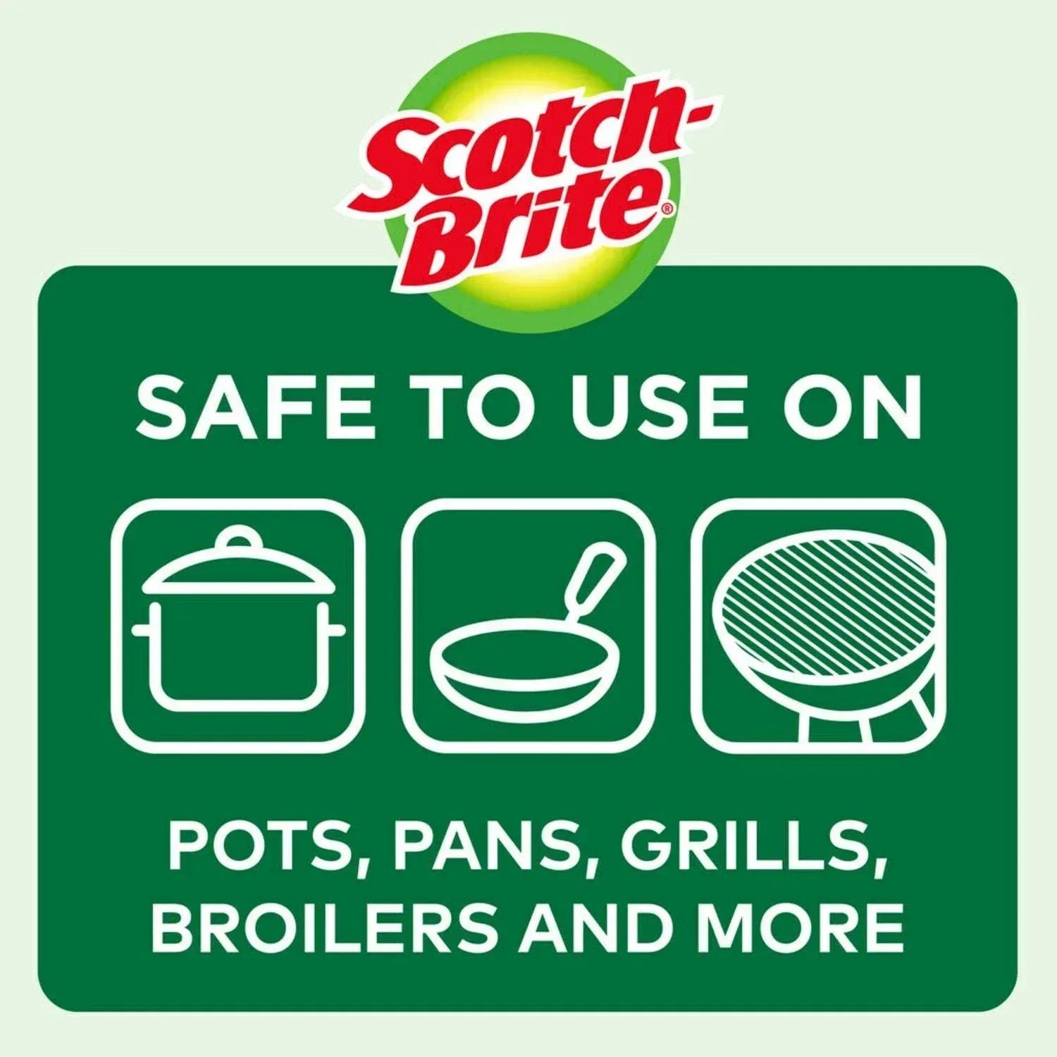 Scotch-Brite Stainless Steel Extra Large Scrubbers,16 ct.