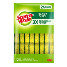 Scotch-Brite heavy duty scrub sponge multipack, 24 wrapped sponges