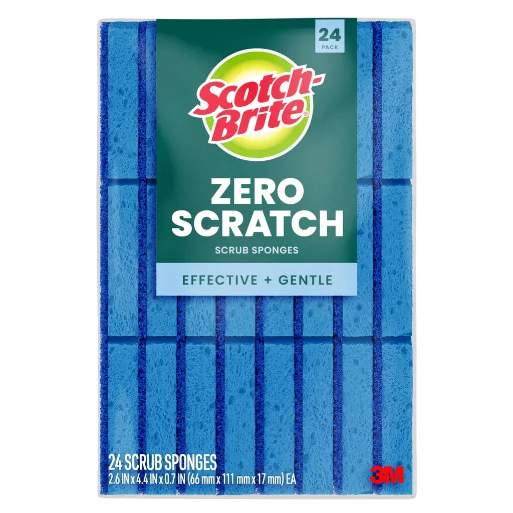 Scotch-Brite Zero , Scratch Sponge24-count - USA MEGA SHOP