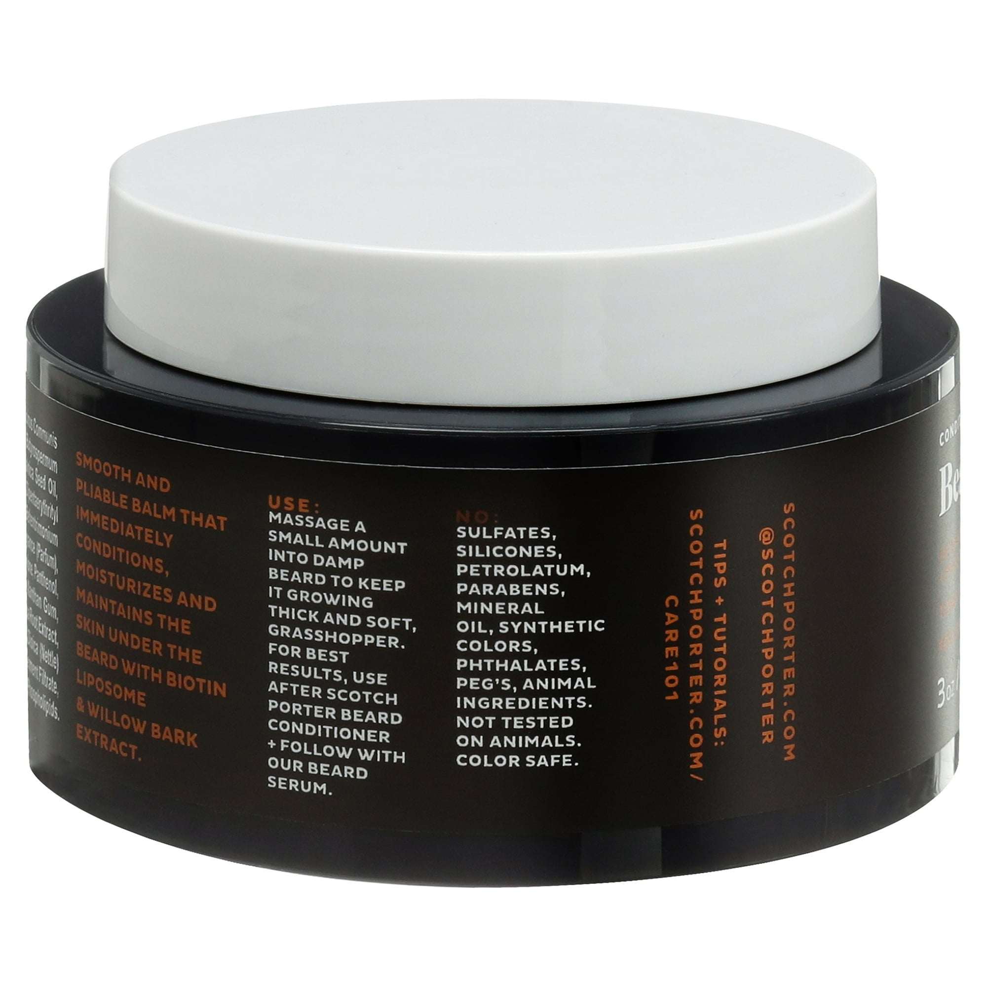 Scotch Porter Beard Balm, Moisturizing 3 oz., All Beard Types
