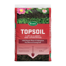 Scotts premium topsoil lawn & garden soil conditioner bag, 0.75 cu ft