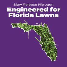 Engineered for Florida lawns graphic with slow-release nitrogen description