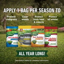 Scotts Turf Builder four-bag yard care set with weed and feed plus winter protection