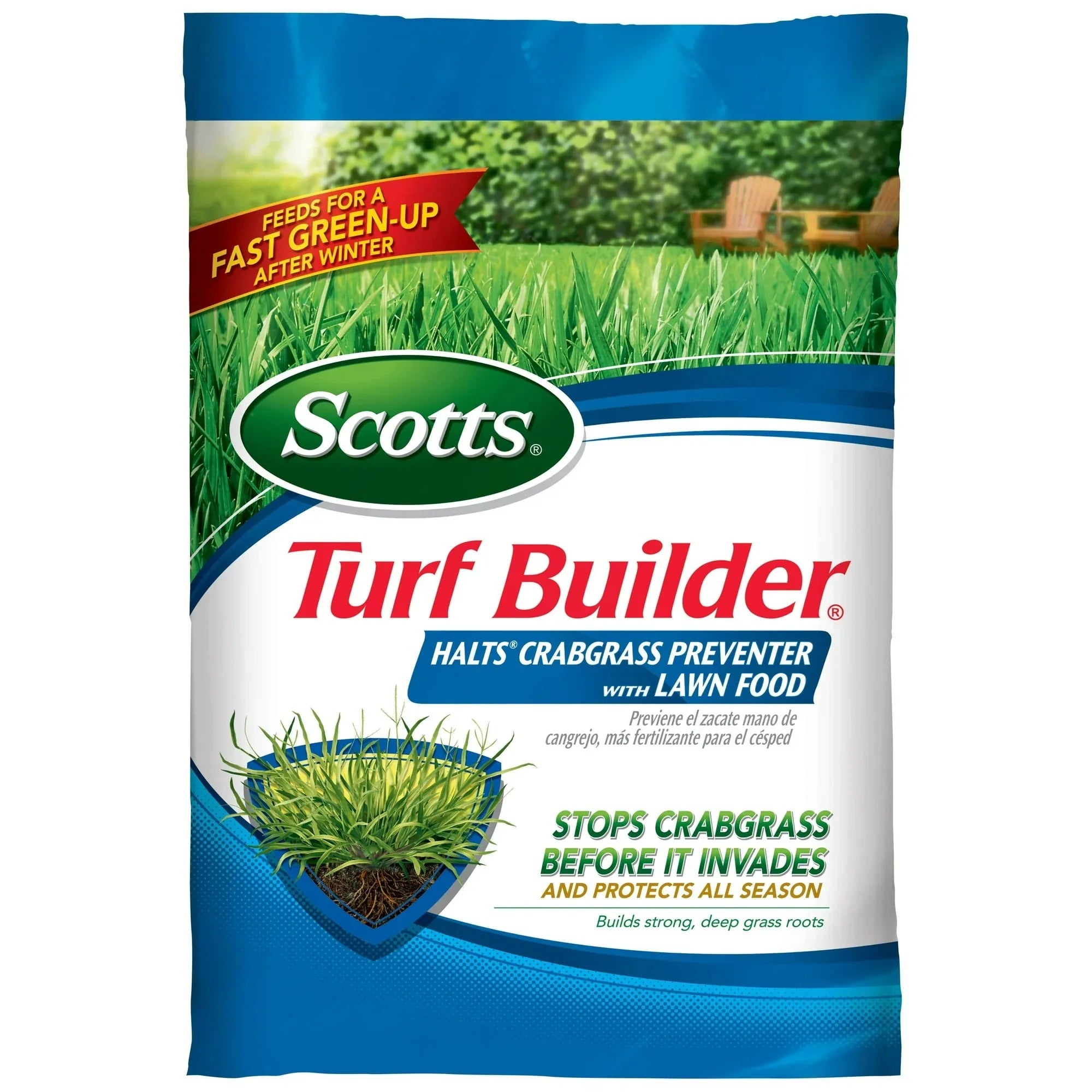 Scotts Turf Builder, Halts Crabgrass Preventer with Lawn Food