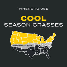 Scotts Turf Builder Triple Action cool-season grasses use-location map graphic