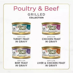 Purina Fancy Feast Canned Wet Cat Food, Variety Pack, 3 oz., 48 ct. (Choose Flavor)