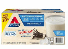 15-pack keto protein shake box, creamy vanilla flavor, shows 15 shake count