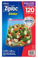 Ziploc Storage Slider Gallon Bags, 120 ct.