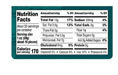 Member's Mark Roasted Whole Cashews with Sea Salt 33 oz.