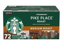 Starbucks Pike Place medium roast K-Cup coffee pods, 72-count box