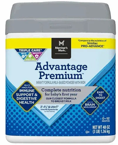 Member's Mark Advantage Premium Baby Formula (48 oz.)