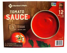 Tomato sauce multipack carton with large bowl of red sauce and tomato graphic