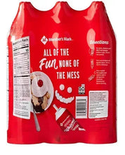 Red Member's Mark whipped dairy topping pouch with nutrition facts and ingredient panel