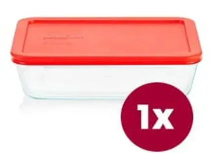 Pyrex Easy Grab Bake & Store Glass Storage Value Pack, 6-Piece