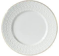Sofia Home 4 Pack White Stoneware Dinner Plates by Sofia Vergara
