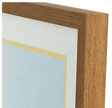 Wood frame corner detail around pink stairs wall art print