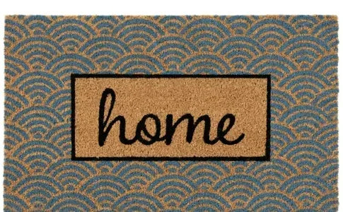 Home Décor Collection 18" x 30" Blue Home Doormat