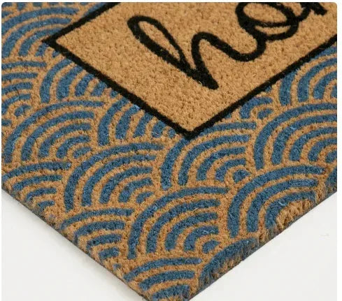 Home Décor Collection 18" x 30" Blue Home Doormat