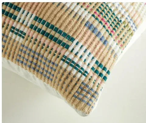 Mainstays 100% Cotton Woven Oblong Decorative Pillow, Multi-Color, 14" x 20"