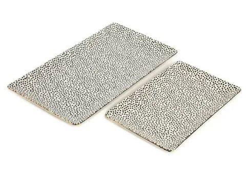 Thyme & Table r Stoneware Serve Platte2-Piece Set, Dot