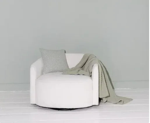 Beautiful Chenille Throw, Sage Green, 50 x 60 inches, by Drew Barrymore